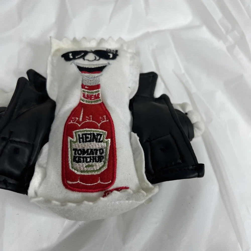Heinz Ketchup Collectable Leader Of The Packets Cool‎ Leather Jacket Plush